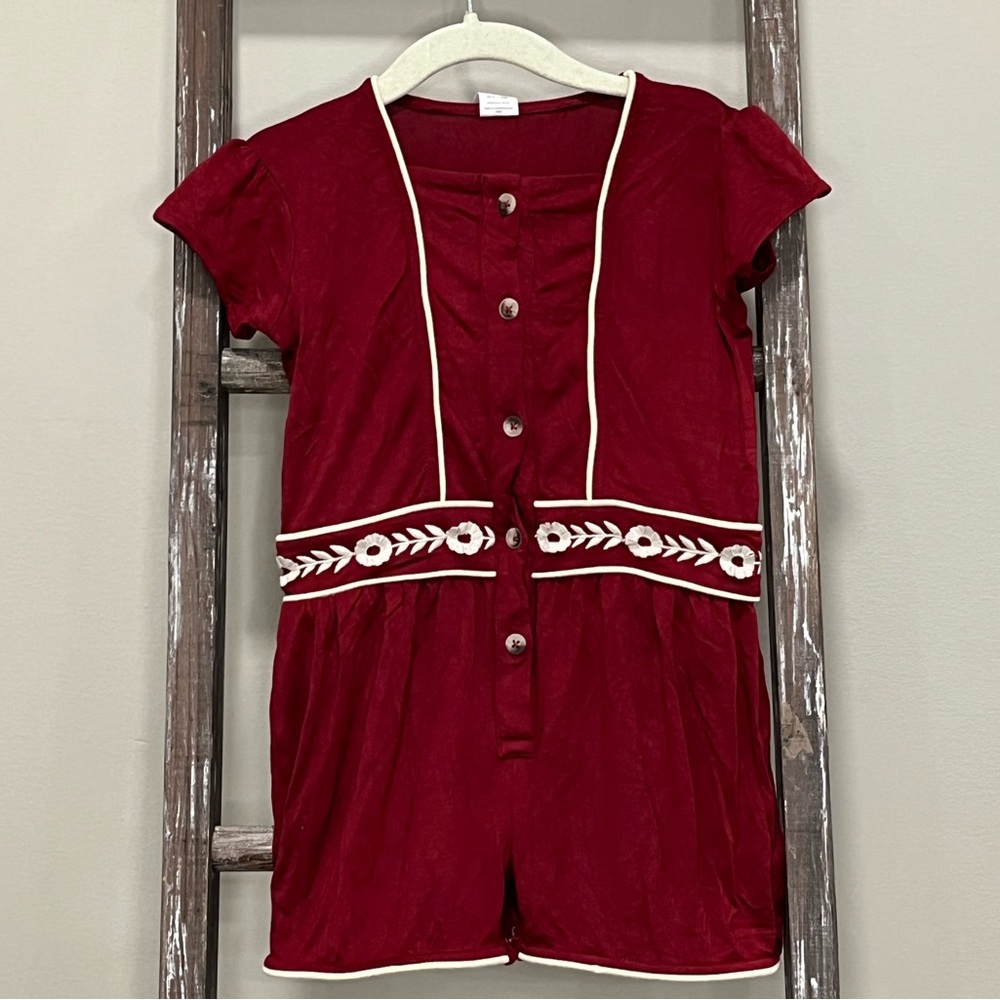 Kate Quinn Embroderied Bamboo Romper